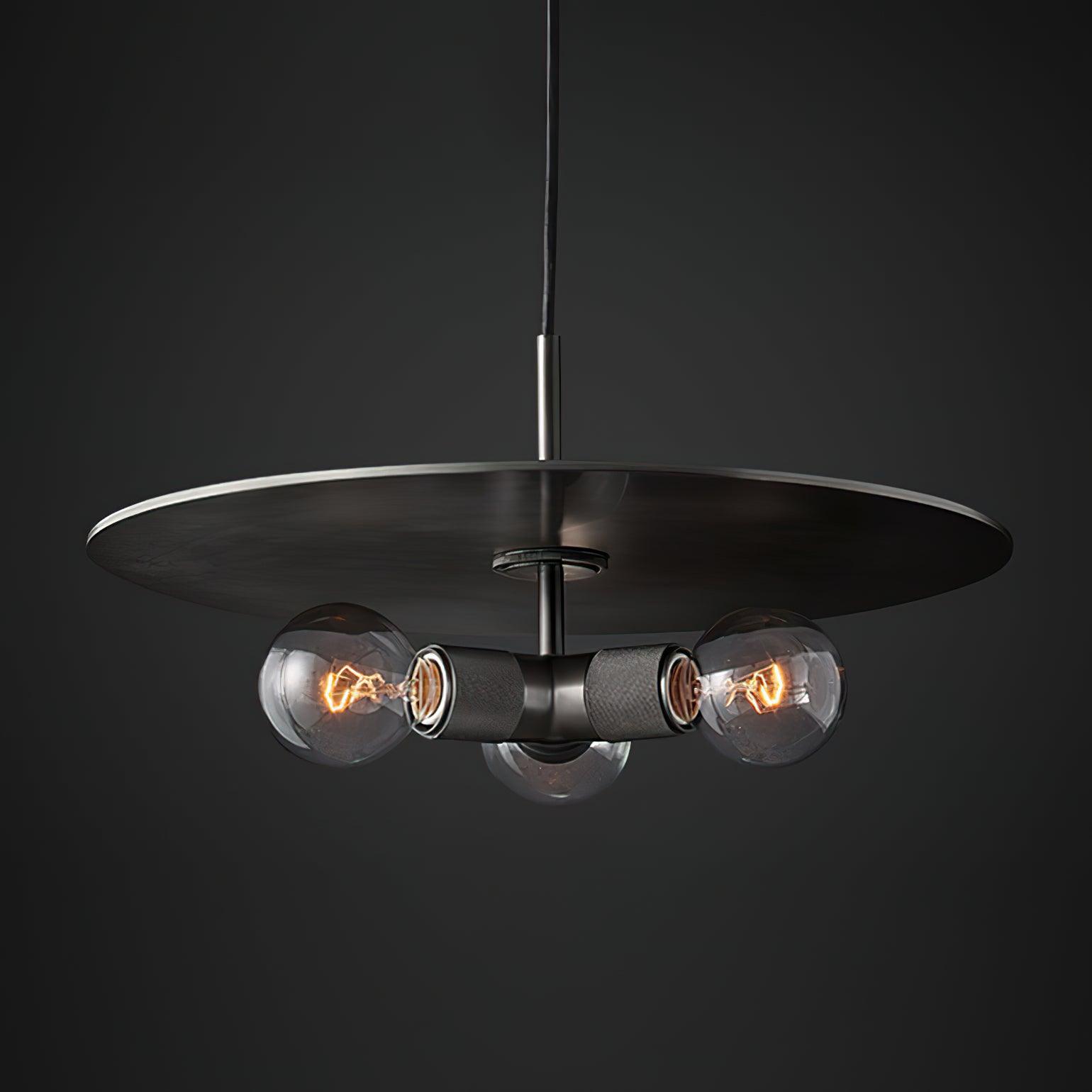 Glass Shade Brass Pendant Light For Kitchen Or Dining